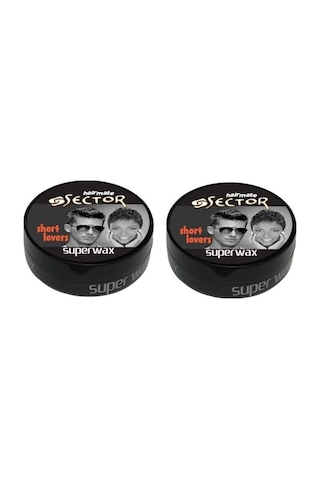 Sector Hairmate Wet Look Süper Wax Siyah 2 x 150 ML