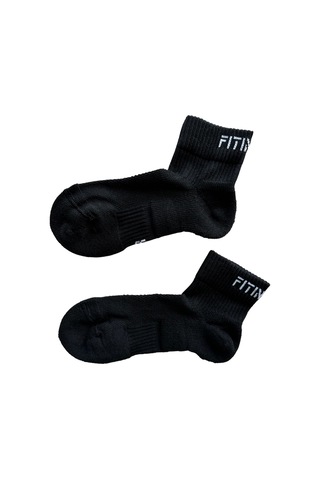 Premium Performance Quarter Siyah Spor Çorap