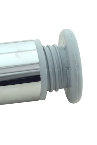 Ludıa Metal Ayarlanabilir 4 Adet Mobilya Ayağı Metal Tablalı 8cm Gri
