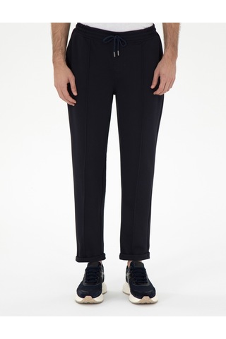 Pierre Cardin Lacivert Slim Fit Nervürlü Duble Paça Eşofman Altı 50290666-vr033