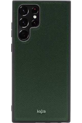 Kajsa Galaxy S22 Ultra Kılıf Kajsa Luxe Collection Hakiki Deri Kapak ZORE-220083
