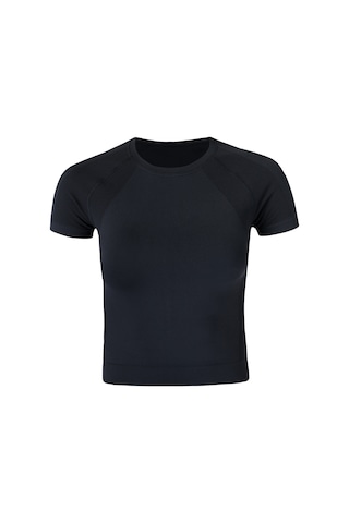 Sweaty Betty Sweaty Betty Athlete Crop Seamless Workout Kadın Siyah Koşu Tank Top Blk Siyah