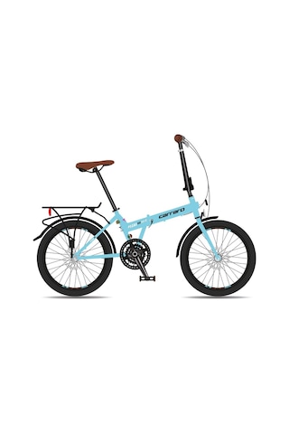 Carraro Flexi 121 Hd Katlanır Bisiklet Mavi Bukelamun 21v Siyah