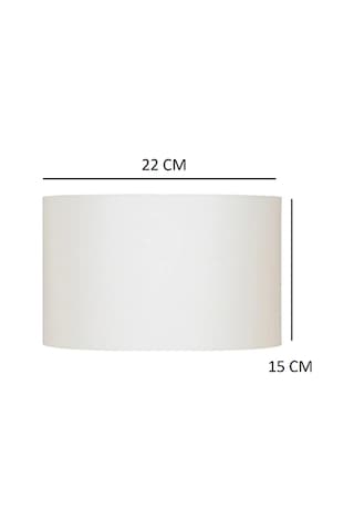 Abajur Şapkası - Yedek Şapka - Abajur Başlığı -kumaş Başlık Parlak Beyaz