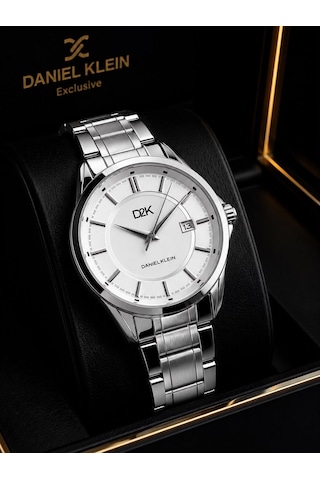 Daniel Klein Nişan Ve Damat Saati Çelik Kordon 2 Yıl Garantili 3 Atm Erkek Kol Saati Edk.14491.1 Gümüş