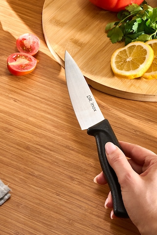 Dr. Inox Şef Bıçağı 25 Cm Siyah Siyah