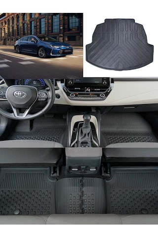 Sahler Toyota Corolla Sedan 205 4.5d Paspas 3d Rizline Bagaj Havuzu Set