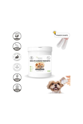 Greenwich Bitkisel İçerikli Kedi Köpek Göz Kulak Mendili 50 Adet / Gözyaşı Kiri / Kulak Akıntısı / Kaşıntı