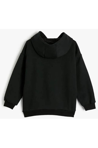 Koton Kız Çocuk Sweatshirt Siyah 4wkg10327ak 24ky59000670 Y5901 Siyah