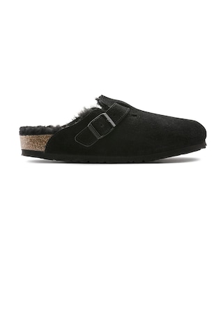 Birkenstock Boston Fell Vl Laf Kadın Ev Terlik Siyah 259883 Siyah