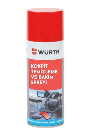 Würth Araç Kokpit Temizleme ve Bakım Spreyi 400 Ml Würth Araç Kokpit Temizleme ve Bakım Spreyi 400 Ml