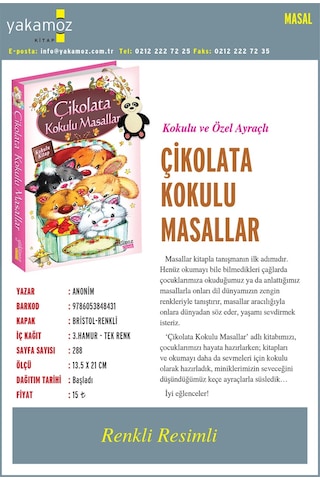 Çikolata Kokulu Masallar- Yakamoz Yayınları