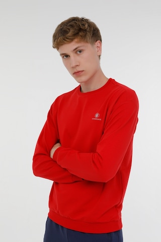 Lumberjack M-sn75 Bsc C Neck Sw 3pr Kırmızı Erkek Sweatshirt Kırmızı