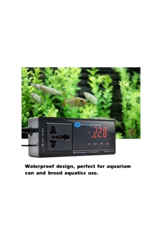 Novahub Ac-112 Dijital Sıcaklık Geçirmez Kontrol Cihazı Akvaryum Mikrobilgisayar Termostatı