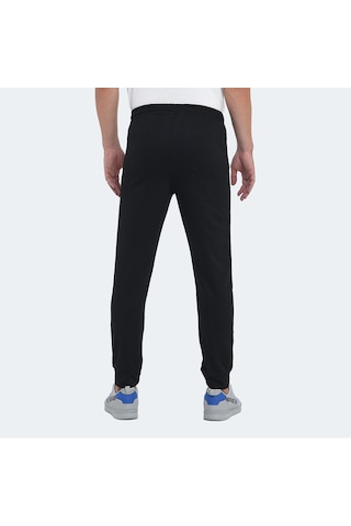 Slazenger ONON IN Erkek Fermuar Cepli Siyah Eşofman Altı
