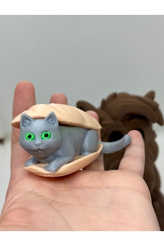 Alf 3d Figürü Kedi İle