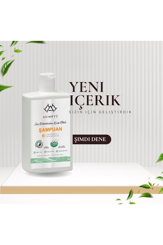 Asimeyz Biberiye Argan Egzema Ve Saç Dökülmesine Kepek Karşıtı Onarıcı Şampuan 330 ML