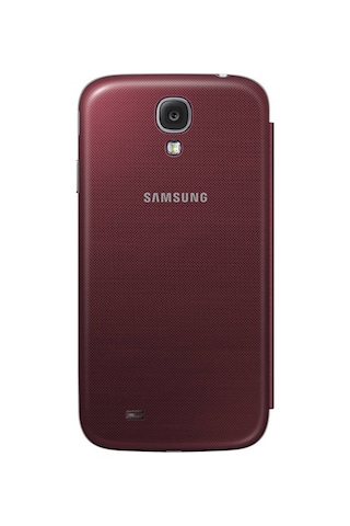 Galaxy S4 İle Uyumlu Flip Cover Kılıf Kırmızı Ef-fı950bregww