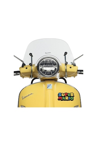 Super Mario Logo Sticker Motor, Kask, Laptop, Araba Sticker 13x6cm