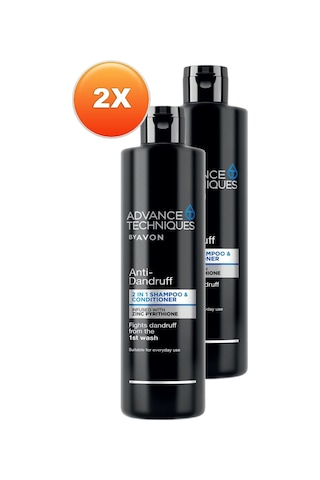 Avon Advance Techniques Kepek Karşıtı 2'si 1 Arada Şampuan + Saç Kremi 2 x 400 ML