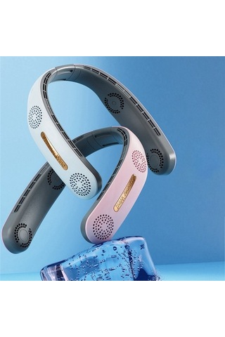 Güçlü Giyilebilir Şarj Edilebilir Fan, Kanatsız Soğutma Fanı Lcsbao Pembe