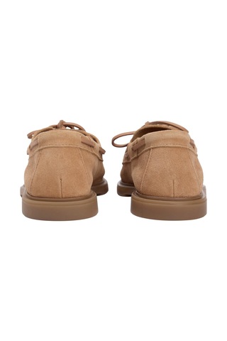 Tommy Hilfiger Kadın Light Süet Boat Shoe-13207 Safari Canvas