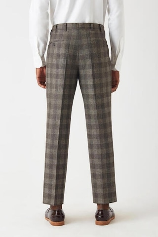 Bisse Erkek Regular Fit Platinum Ekoseli Klasik Pantolon BEJ Bej