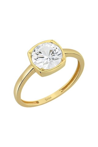 Sirius Beyaz Topaz Taşlı Pingala Yüzük 0802r0045