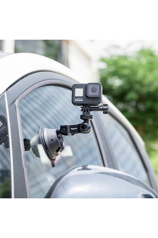 Smallrig Sc-1k 4193 Aksiyon Kameraları İçin Vantuz Montaj Desteği Siyah