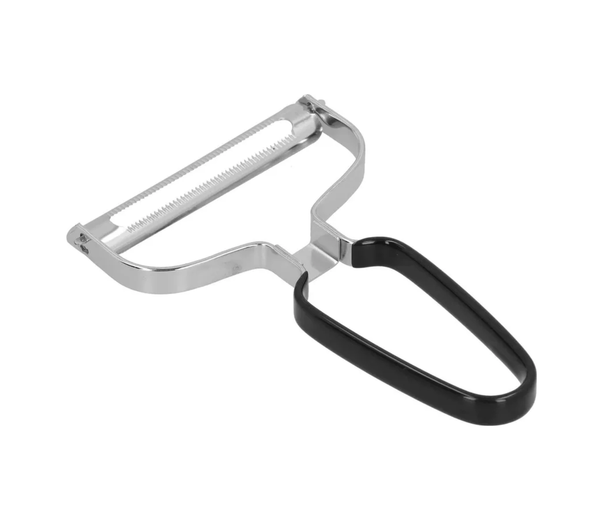 Qingmipy Stainless Çelik Somon Peeler Sebze Meyve Soyucu, Kuru Tutuşlu Plastik Saplı, Patates Salatalık İçin Kaliteli Tarım Aleti Siyah