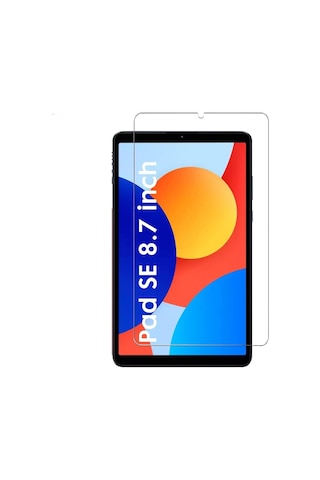 Xiaomi Redmi Pad Se 8.7 İnç İle Uyumlu Tam Koruma Nano Esnek Tablet Kırılmaz Ekran Koruyucu
