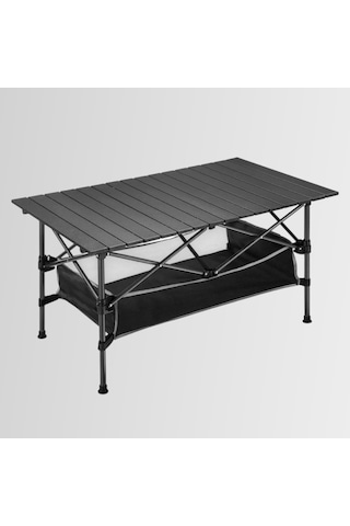 Funky Chaırs Family Xl Katlanabilir Kamp Masası 120x55x50 Siyah