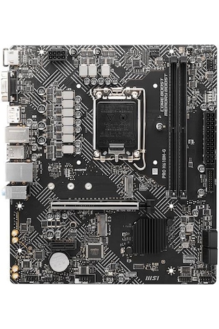 Msı Pro H610m-g Ddr5 5600mhz 1xvga 1xhdmı 1xdp 1xm.2 Usb 3.2 Matx 1700p 12. / 13. Ve 14. Nesil İşlemci Uyumlu