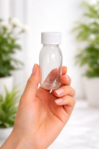 10 Adet 60 Ml Kilitli Beyaz Kapaklı Şeffaf Detox Shot Şişesi 60 Cc Ginger Şat Beyaz Cam Şişe Beyaz - Şeffaf
