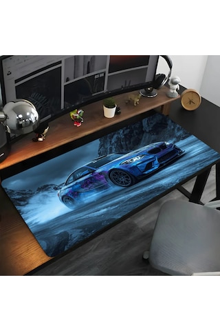 M4 Baskılı 90x40 Kaymaz Taban Mousepad 90x40cm