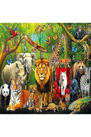 31504 Forest Anımals 100 Parça Puzzle
