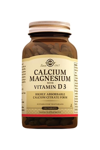 Solgar Calcium Magnesium   Vitamin D3 150 Tablet