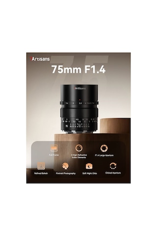 7artısans 75mm F/1.4 R Mount Mf 75f14bn-r