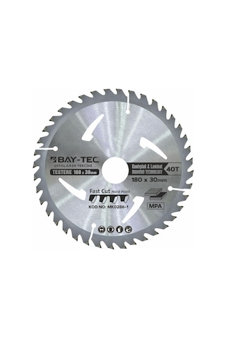 Baytec Sunta Elmas Testere 185 30mm 40 Diş Mk0286-2