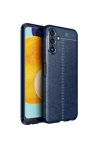 Galaxy A13 5G Kılıf Zore Niss Deri Desenli Silikon Kılıf
