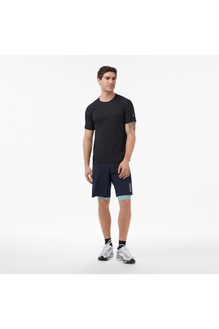 Salomon Sense Aero Erkek Siyah T-shirt Lc2187200 Çok Renkli
