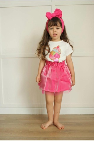 Minaz Baby Pembe Etekli Takım Pembe