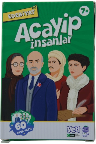 Yeti Acayip İnsanlar Kart Oyunu - Yazarlar, Şairler