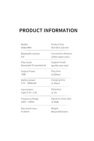 Xindoker Xdobo Draco 15w Taşınabilir Bluetooth Hoparlör: Tws, Ipx6 Su Geçirmez, Güçlü Bas, 25m Sorunsuz İletim, 10 Saat Çalma Süresi, Kırmızı