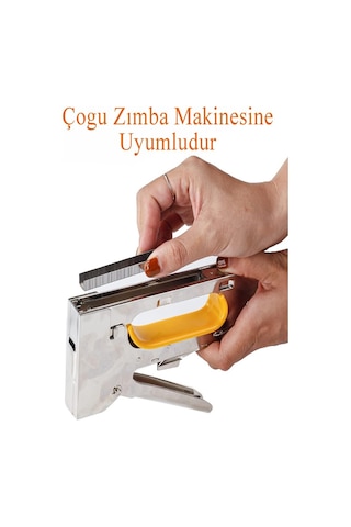 13/8 Zımba Teli 5000 Li 2 Paket Delta 13-8 Zımba Tabancaları Patpat Otomatik Zımba Makinesi Çakma Teli