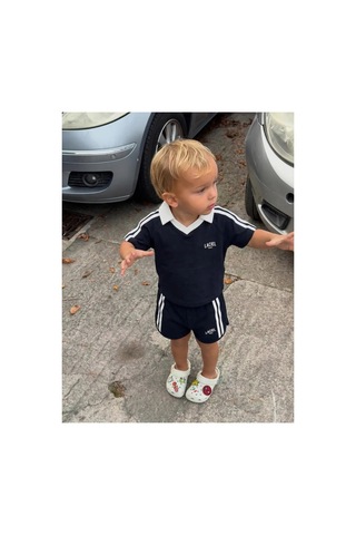 Poala Kids Lacivert Spor Takım Siyah