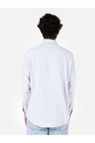 Colin's Colins Normal Kesim Shirt Yaka Cepli Mavi Erkek Uzun Kol Gömlek Cl1069260 Cl1069260 Q1.v1 Lbl Açık Mavi