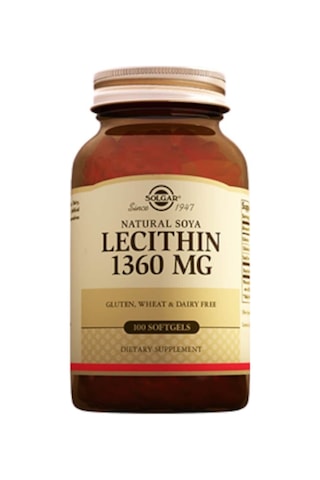 Solgar Lecithin 1360 Mg 100 Kapsül