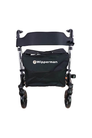 Alüminyum Tekerlekli Lüks Rolatör Frenli Oturaklı Yürüteç Katlanabilir