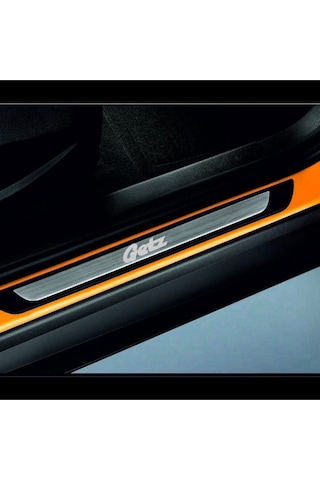 Hyundai Getz 2002-2011 Modeller Old Krom Kapı Eşiği 4 Parça Yazılı